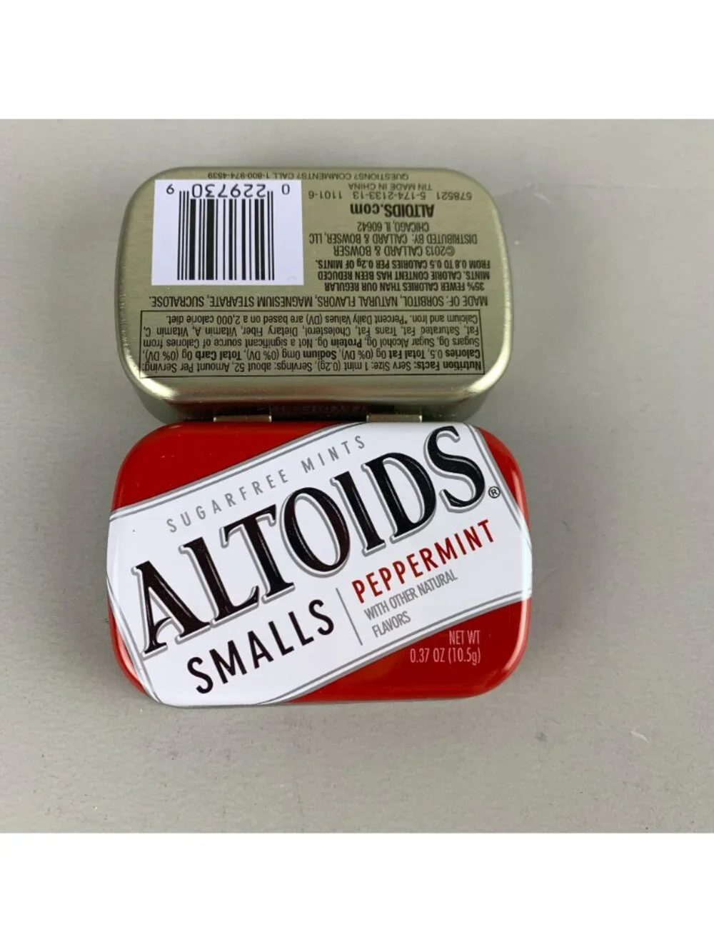 Altoids Smalls Peppermint Tin EMPTY Crafting, EDC, Personal Carry Older Version